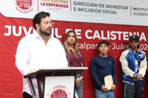Naucalpan renueva área de calistenia en el Parque Naucalli y promueve el deporte entre jóvenes